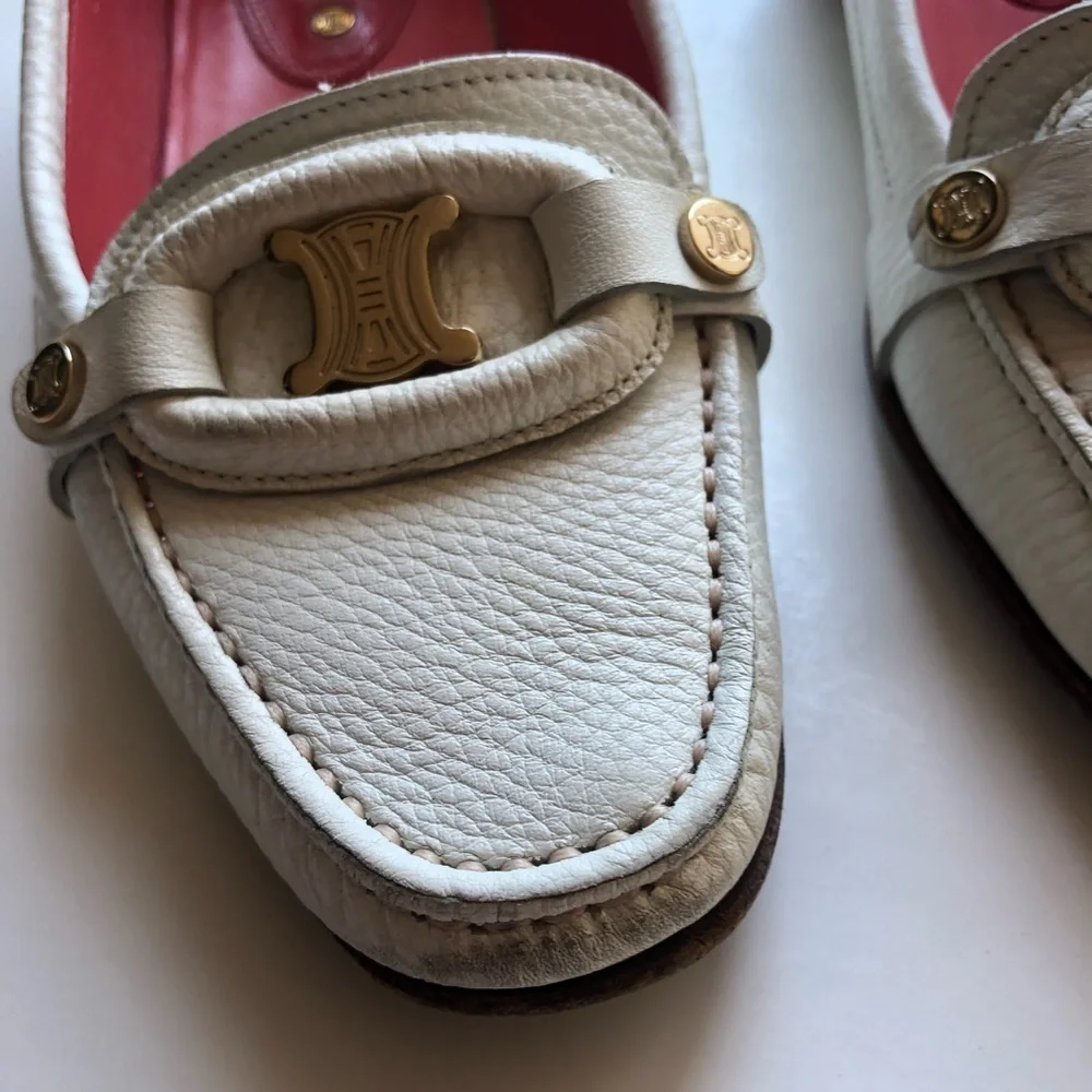Celine Flat Loafer Slide On Shoes - Picture 4 of 12